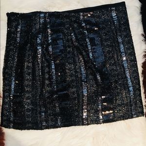 Black Express Sequence Sparkle Mini Skirt!!!